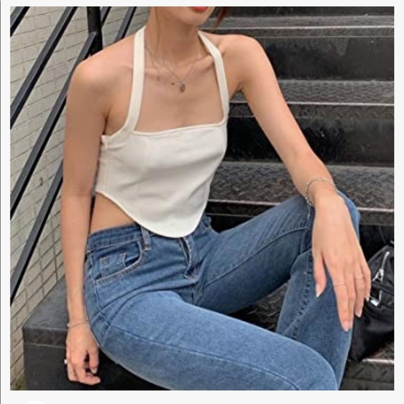 Y2K simple halter top - Picture 3 of 6